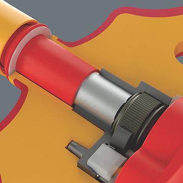 Wera 410 i VDE A RA VDE-isoliert Quergriff 1/4