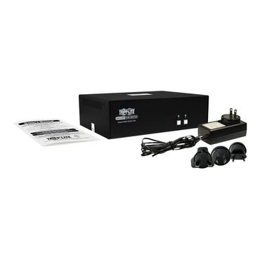 Tripp Lite Secure KVM Switch, 2-Port, Dual Head, HDMI to HDMI, 4K, NIAP PP4.0, Audio, CAC, TAA - KVM / audio-switch - 2 porte - TAA-kompatibel