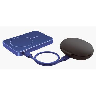 Fresh 'n Rebel 228300 powerbank Lithium polymer (LiPo) 5000 mAh Trådløs opladning Blå