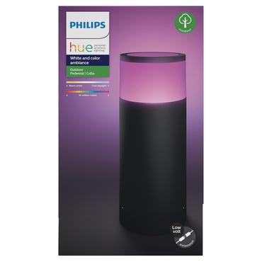 Philips Hue Pedestallys Calla Forl&aelig;nger - Farve LED - Outdoor - Sort