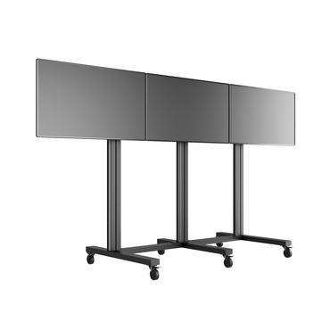 Multibrackets M Public Video Wall Stand 3-Screens st&auml;ll - f&ouml;r 3 LCD-bildsk&auml;rmar - svart