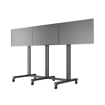 Multibrackets M Public Video Wall Stand 3-Screens st&auml;ll - f&ouml;r 3 LCD-bildsk&auml;rmar - svart