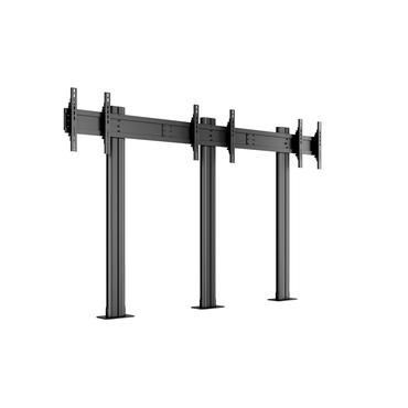 Multibrackets M Public Video Wall Stand 3-Screens st&auml;ll - f&ouml;r 3 LCD-bildsk&auml;rmar - svart