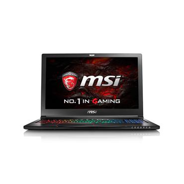 MSI GS63VR 6RF 022NE Stealth Pro - 16GB Core i7 15.6´´ GF-GTX1060 6GB Børstet metal sort