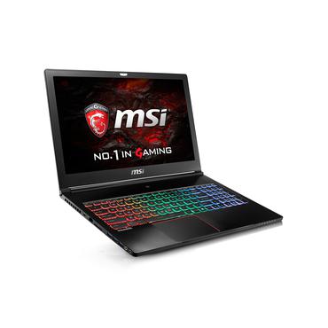 MSI GS63VR 6RF 022NE Stealth Pro - 16GB Core i7 15.6´´ GF-GTX1060 6GB Børstet metal sort