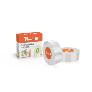 Peach Label Roll PE102 transparent