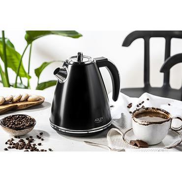 Adler AD 1343 elkedel 1,5 L 1850 W Sort