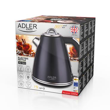 Adler AD 1343 elkedel 1,5 L 1850 W Sort