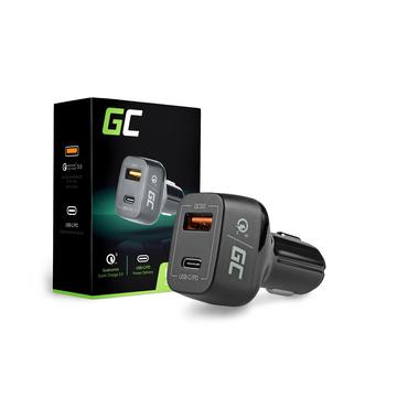 Green Cell bilstrømsadapter - USB, 24 pin USB-C - 42 Watt