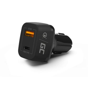 Green Cell bilstrømsadapter - USB, 24 pin USB-C - 42 Watt