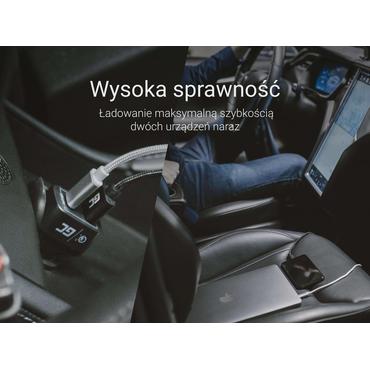 Green Cell bilstrømsadapter - USB, 24 pin USB-C - 42 Watt