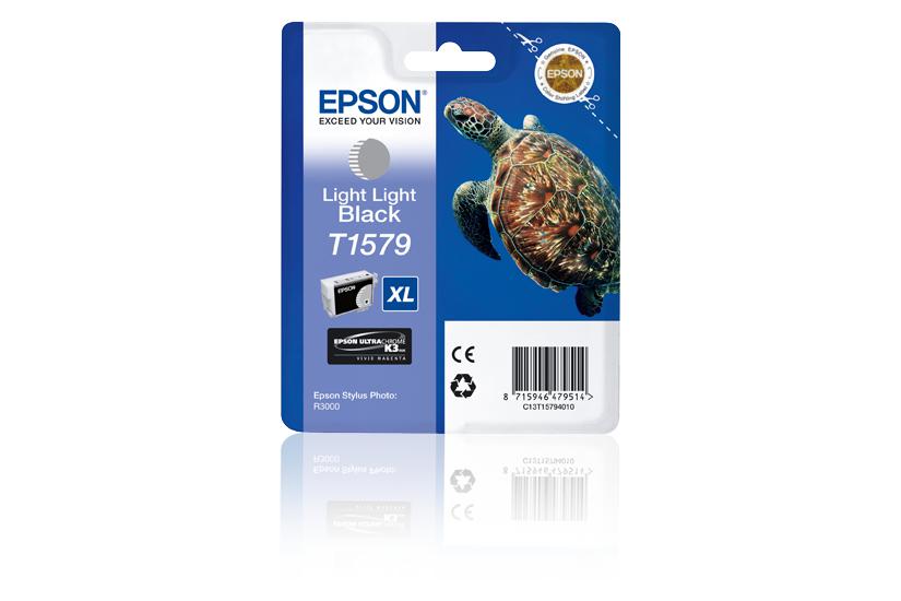Epson T1579 - light light black - original - bl&auml;ckpatron