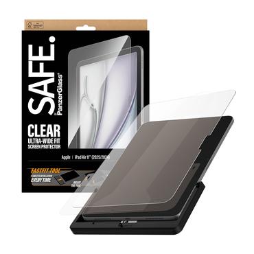 PanzerGlass SAFE. by ® Skærmbeskyttelse iPad Air 11" (2024-2026) | Ultra-Wide Fit m. Fastfit tool
