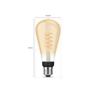 Philips Hue White Filament Pære ST72 Lille