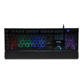 Fourze GK100 - tastatur - nordisk - sort