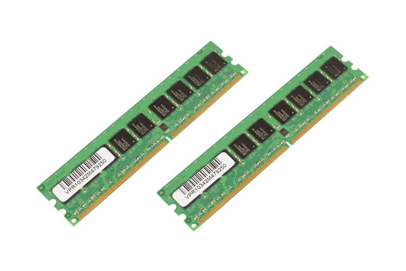 CoreParts - DDR - sæt - 4 GB: 2 x 2 GB - DIMM 184-PIN - 266 MHz / PC2100 - registreret