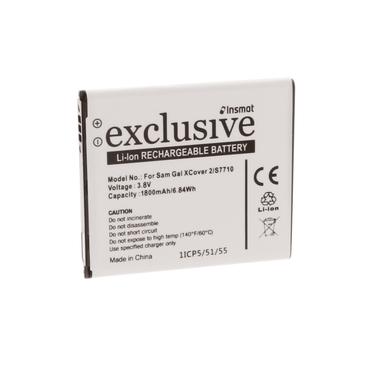 Insmat 106-8747 reservedel til mobiltelefon Batteri Sort, Hvid