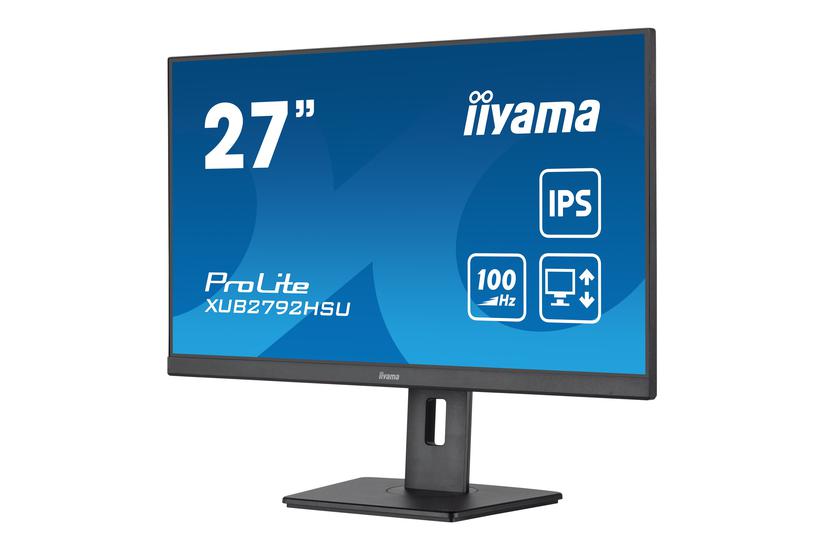 Prolite Xub2792hsu B6 Skærm Led Baglys 27 Ips 0 4ms Full Hd 1920x1080 Ved 100hz Fra Iiyama