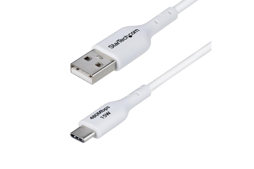 StarTech.com 3ft (1m) White USB-A to USB-C Charging Cable/Cord, M/M - USB typ C-kabel - USB till 24 pin USB-C - 1 m