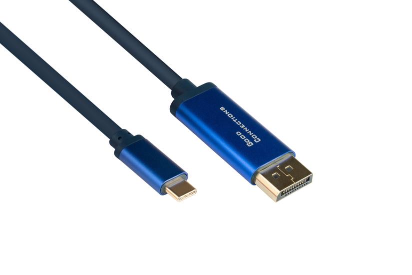 Good Connections DisplayPort-kabel - 1.5 m - USB Type-C - DisplayPort - 1,2