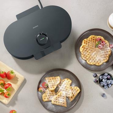 Severin WA 2118 2 vaffel/vafler 1200 W Sort