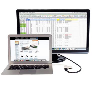 StarTech.com A/V-reseadapter: 2-i-1 Mini DisplayPort till HDMI eller VGA-konverterare - videokonverterare - vit