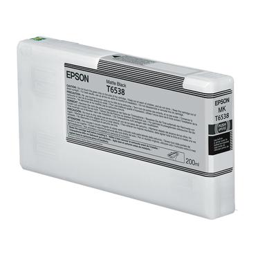 Epson T6538 - mattsvart - original - bl&auml;ckpatron