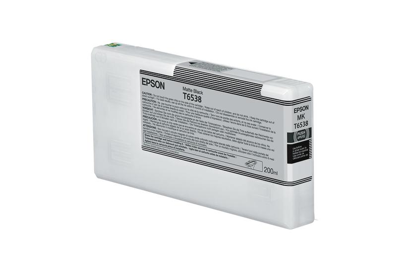 Epson T6538 - mattsvart - original - bl&auml;ckpatron