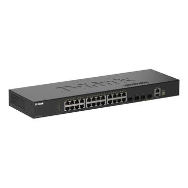 24 Ports GE + 4 Ports 10G SFP+ Smart Managed Switch