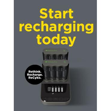 GP Batteries ReCyko+ M461 batterioplader Husholdningsbatteri USB