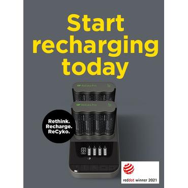 GP Batteries ReCyko+ M461 batterioplader Husholdningsbatteri USB