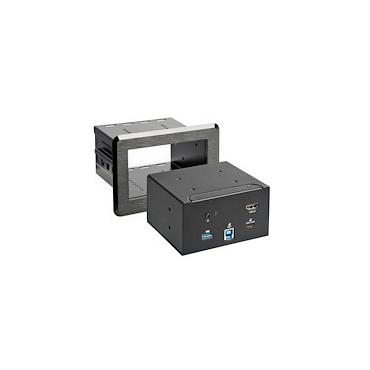 StarTech.com Conference Room Docking Station, Universal Laptop Dock, 4K HDMI, 60W Power Delivery, USB Hub, GbE, Audio, In-Table Connectivity Box For Huddle/Boardroom Collaboration Space - For Teams & Zoom Calls - dockingstation - USB-C / USB 3.0 - HDMI - 1GbE - TAA-kompatibel