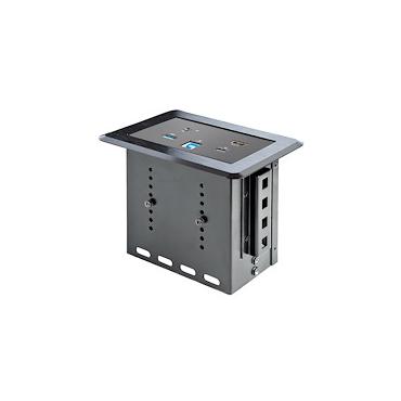 StarTech.com Conference Room Docking Station, Universal Laptop Dock, 4K HDMI, 60W Power Delivery, USB Hub, GbE, Audio, In-Table Connectivity Box For Huddle/Boardroom Collaboration Space - For Teams & Zoom Calls - dockingstation - USB-C / USB 3.0 - HDMI - 1GbE - TAA-kompatibel