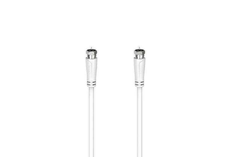 Hama 00205064 koaxial kabel 3 m F Hvid