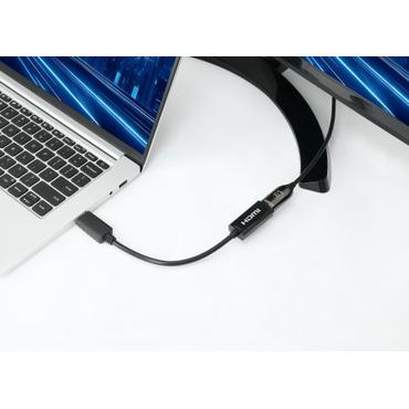 Manhattan 153713 kabel k&oslash;nsskifter DisplayPort HDMI Sort