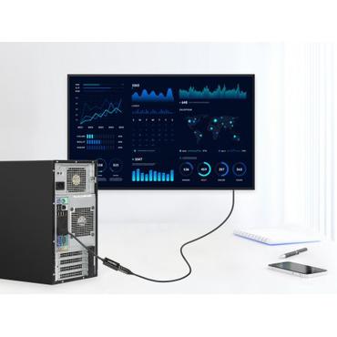 Manhattan 153713 kabel k&oslash;nsskifter DisplayPort HDMI Sort