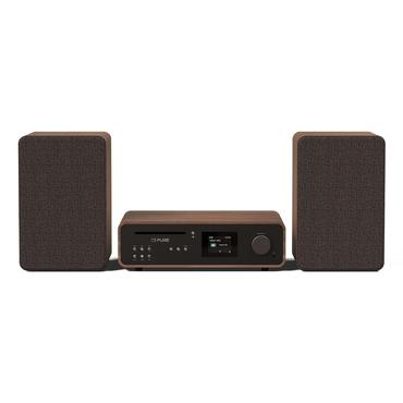 Pure Classic Stereo Coffee Black/Walnut EU/UK