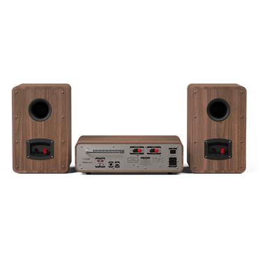 Pure Classic Stereo Coffee Black/Walnut EU/UK