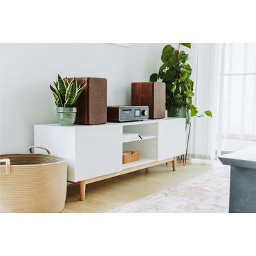 Pure Classic Stereo Coffee Black/Walnut EU/UK