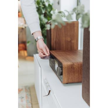 Pure Classic Stereo Coffee Black/Walnut EU/UK