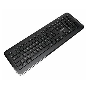 Targus - sæt med mus og tastatur - combo full size - AZERTY - fransk - sort Indgangsudstyr