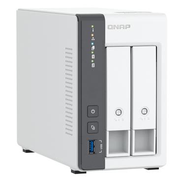 QNAP TS-216G 8TB Seagate IronWolf NAS-Bundle NAS inkl. 2x 4TB Seagate IronWolf 3.5 Zoll SATA Festplatte
