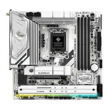 ASRock B860M STEEL LEGEND WIFI - moderkort - micro ATX - LGA1851-uttag - B860