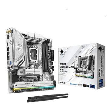ASRock B860M STEEL LEGEND WIFI - moderkort - micro ATX - LGA1851-uttag - B860