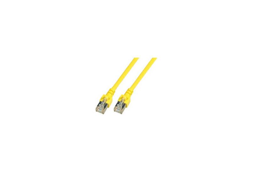 EFB Elektronik RJ45 S/FTP Cat5e netv&aelig;rkskabel Gul 20 m SF/UTP (S-FTP)