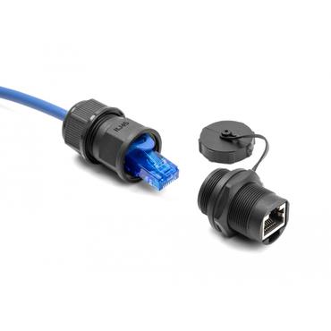 Delock netv&aelig;rkskobling - sort