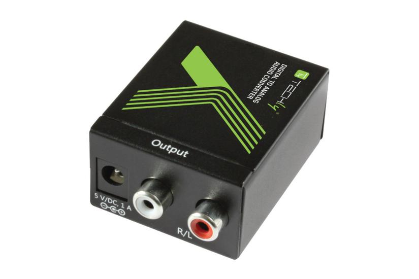 Techly IDATA SPDIF-3 kabel k&oslash;nsskifter Multiconnection RCA Sort