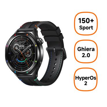 Xiaomi Watch S4 rainbow 3,63 cm (1.43") AMOLED 47.3 mm Digital 466 x 466 pixel Berøringsskærm Sort, Flere