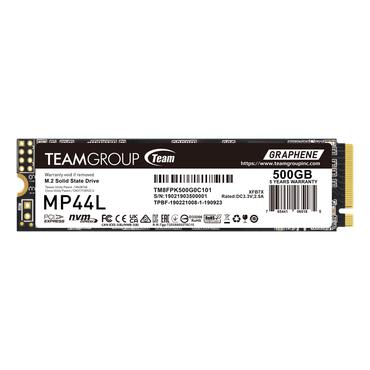 Team Group MP44L - 500 GB - SSD - PCI Express 4.0 x4 (NVMe) - M.2 Card