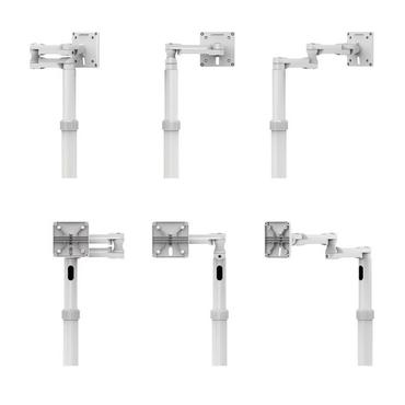 Compulocks Universal Invisible Mount Medical Rolling Cart Extended stativ - for bærbar PC / tablet - hvid